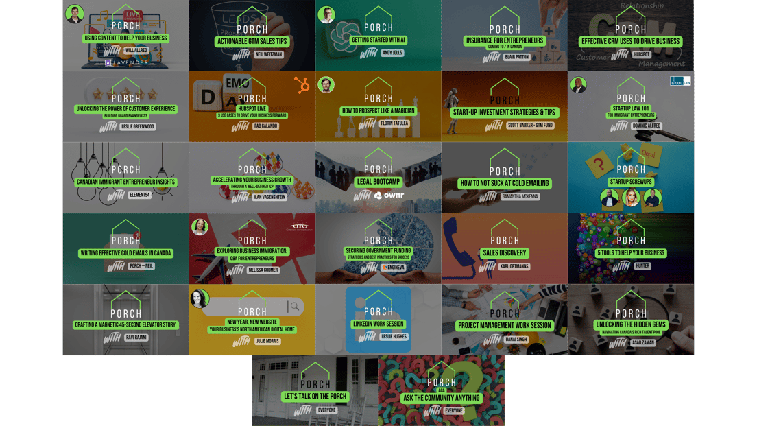All Work Sessions Graphic
