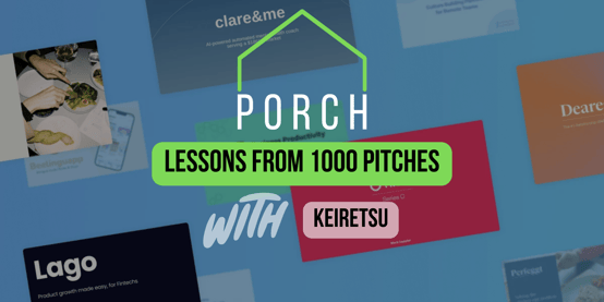 Lessons from 1000 Pitches