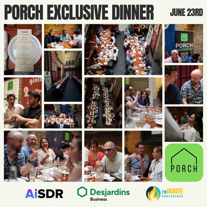 PORCH Dinner Collage