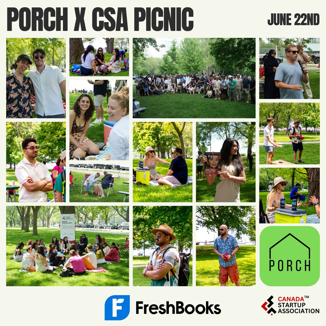 PORCH Picnic Collage